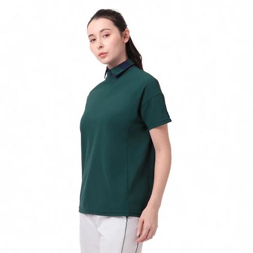 Taylormade 高尔夫女士 螺纹领口网眼透气圆领短袖T恤背后字母印花 商品图6