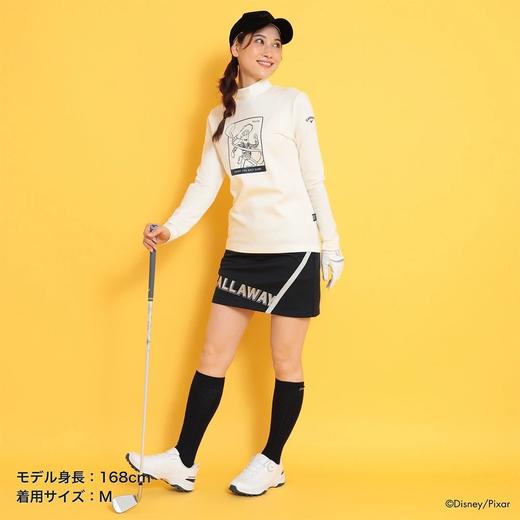 日本Callaway卡拉威高尔夫女士 玩具总动员系列 秋冬半高领弹力长袖T恤 商品图6