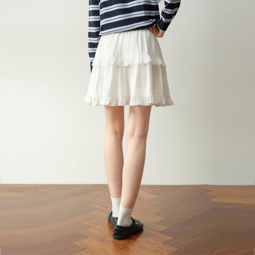 【严选】诗凡黎春秋梭织短裙7H3140501 商品图4