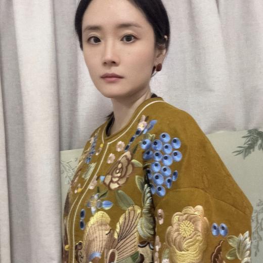 【咕咕同款】NANSONGSILK/NS新中式【绣蝶繁花】新款百万针非遗苗绣香云纱上衣重工外套M1D536084Y南宋 商品图1