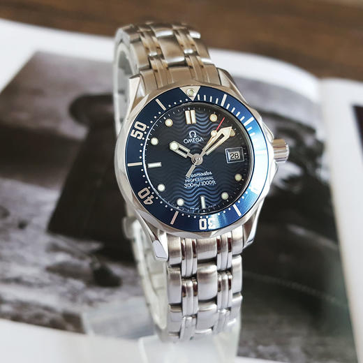 【95新】OMEGA 欧米茄2583.80.00石英机芯日期显示28MM（女款）海马系列精钢160126NJS27 商品图2