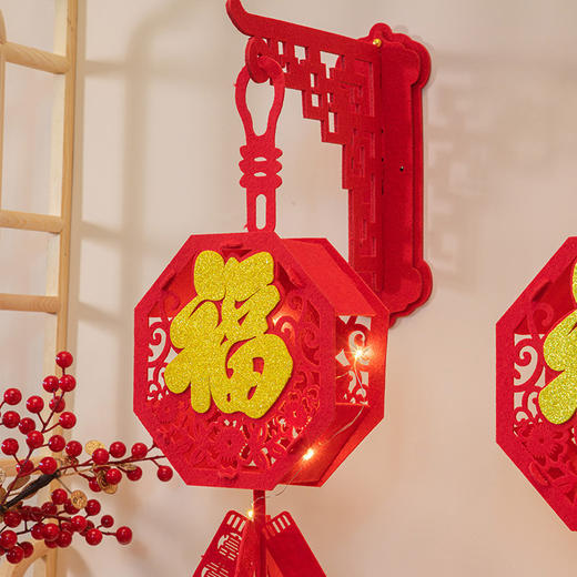 「新年装饰」福字鞭炮挂件新年场景挂饰2026马年新款客厅入户门氛围装饰挂饰 商品图3