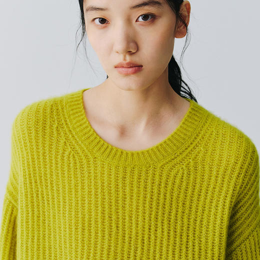 东黎 • 复苏的呼吸 物候已新 女士柔软亲肤春秋百搭圆领套衫 6021 商品图5