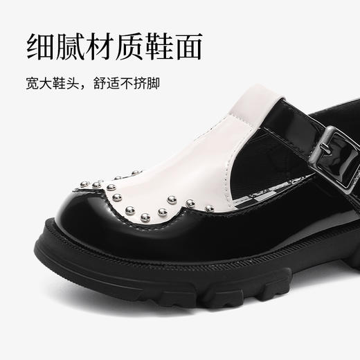 特价[99元/双] 泰兰尼斯春款小童段时尚潮酷女童小皮鞋M03X3A2569 商品图1
