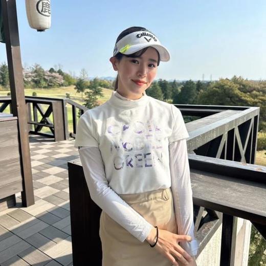 CECIL McBEE 高尔夫女士 夏季新款字母印花短袖小高领T恤 商品图1