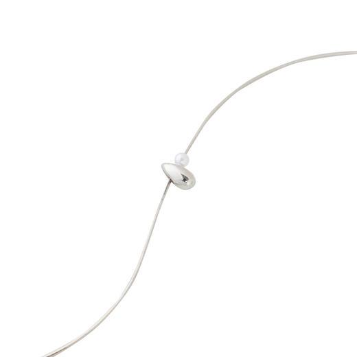 【宋轶同款】三彩2026新款极简风金属吊坠项链蛇骨链轻职场松弛女 商品图4