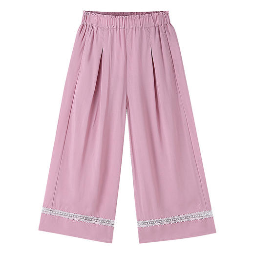 女童全腰梭织单裤夏季新款安奈儿童装EG626580 商品图5