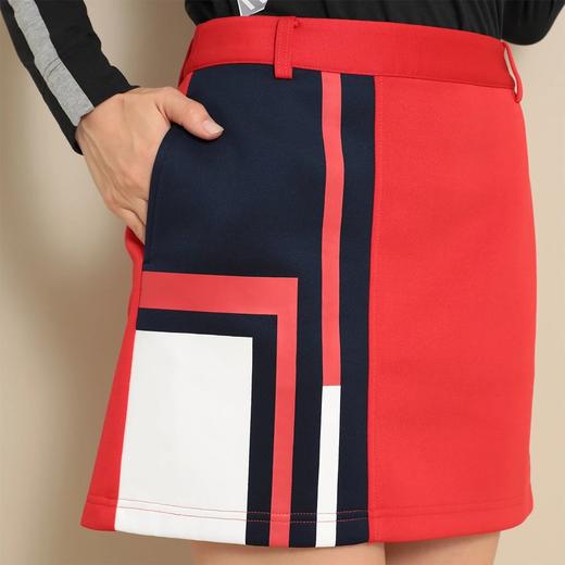 Callaway 高尔夫女士 弹力不对称条纹短裙 商品图6