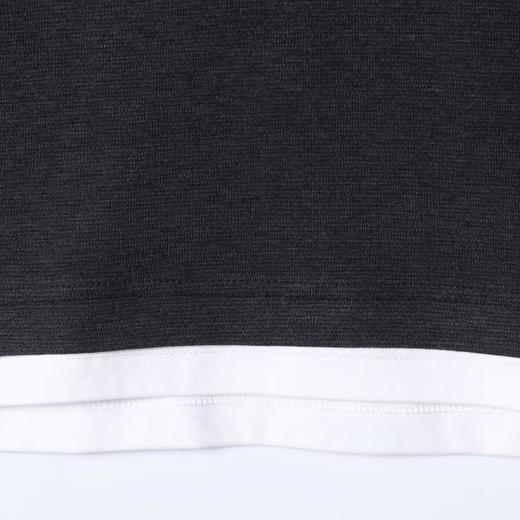 88171SDSA男装2026新款高贵轻奢潮牌时尚撞色假两件圆领长袖T恤百搭潮 商品图3