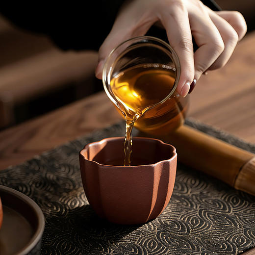 朕的朝代·紫砂五福壶杯套组，紫禁文创出品，非遗大师监制 商品图2