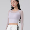 【BZYT】防震运动长袖假两件专业时尚修身透气运动内衣635 商品缩略图0