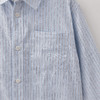 马克珍妮松弛条纹男童透气棉麻衬衫2026年春装新款560223 商品缩略图4
