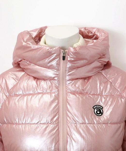 2024秋冬新款ARCHIVIO高尔夫女士 绗缝保暖中袖光面连帽夹克外套 商品图6