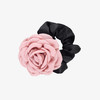 三彩2026新款手工立体花朵浅粉玫瑰缎面发圈韩系复古温柔蓬松撞色 商品缩略图2