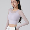 【BZYT】防震运动长袖假两件专业时尚修身透气运动内衣635 商品缩略图4
