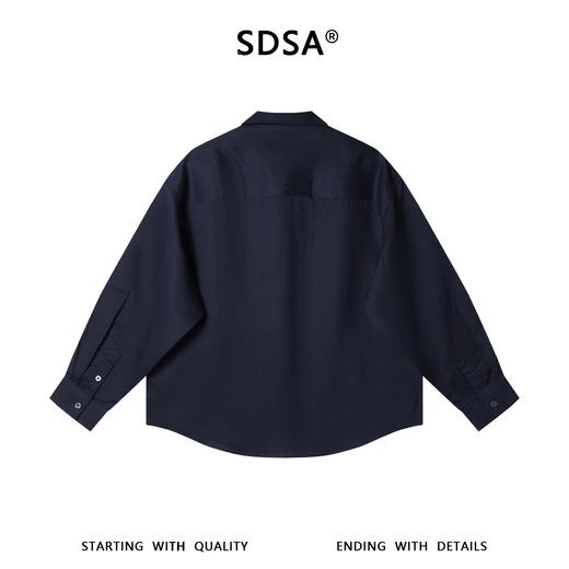 26C561SDSA男装2026新款高贵轻奢韩版百搭纯色长袖衬衫百搭宽松休闲衬衣 商品图5