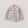 马克珍妮复古格纹男童纯棉衬衫2026年春装新款560222 商品缩略图1