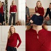 【咕咕同款】PALUOPO/PL复古盘扣女衫ET23163R-A/约重275g 红色帕罗 商品缩略图1