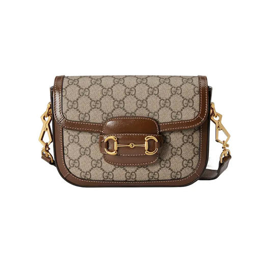 【二】GUCCI 古驰 中性马衔扣1955系列迷你单肩包 混色 658574 HUHHG 8565 商品图2