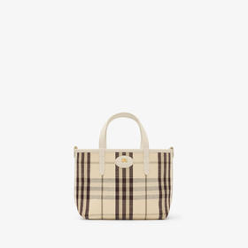 BURBERRY 巴宝莉 女士迷你双面 Bloomsbury 系列提挎包 米色 8119626 B7348