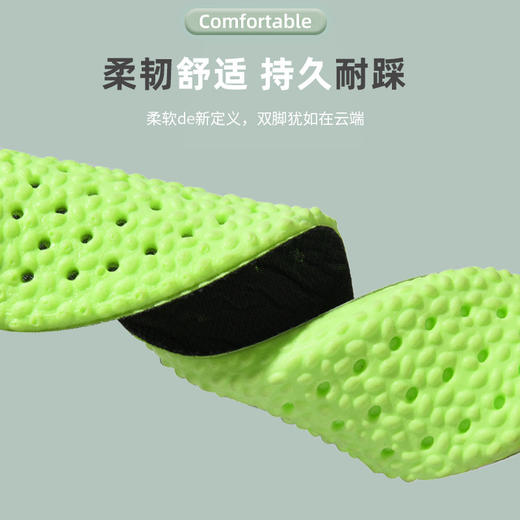 【粉丝专属❗️艾草除臭bosst鞋垫】草本精华，净味新升级，爆米粒科技更舒适！男女超软踩屎感运动减震透气吸汗防臭防痛高弹舒适夏季 商品图2