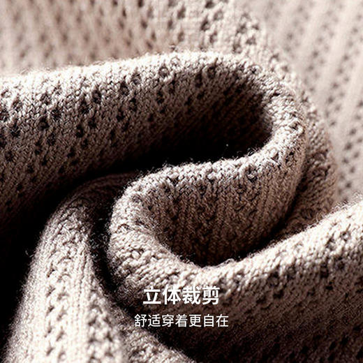 男士小翻领设计针织拉链开衫 商品图8
