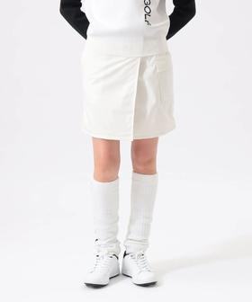 BEAMS 女士高尔夫 弹力网眼衬里口袋短裙 光泽顺滑 休闲百搭