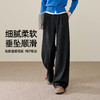 【即将下架！亏本售！西装阔腿裤】逸阳春秋醋酸羊毛高腰垂感显瘦宽松直筒裤8166 商品缩略图3