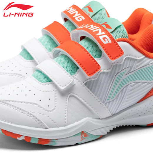 李宁大童鞋无痕羽毛球鞋雷霆JR防滑耐磨AYTV012训练鞋 商品图2