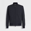 【二】ZEGNA 杰尼亚 男士Trofeo™ Elements 羊毛飞行员夹克外套 深蓝色 E7T20 7100 531 商品缩略图0