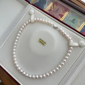 8-8.5mm ji光近圆 微瑕 纯银扣 新年福利妈妈链