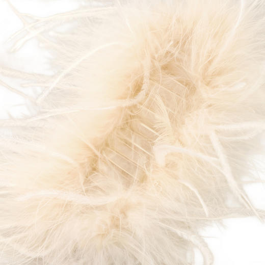 三彩2026新款法式慵懒风带爪发夹温柔羽毛灵动仙气氛围感约会派对 商品图4