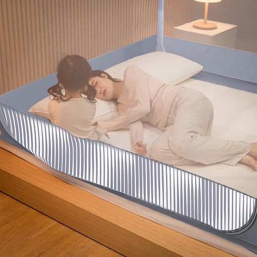 【品牌直发】加倍生活 A类抗菌防螨床笠式坐床方顶三开门蚊帐 6色可选 商品图4