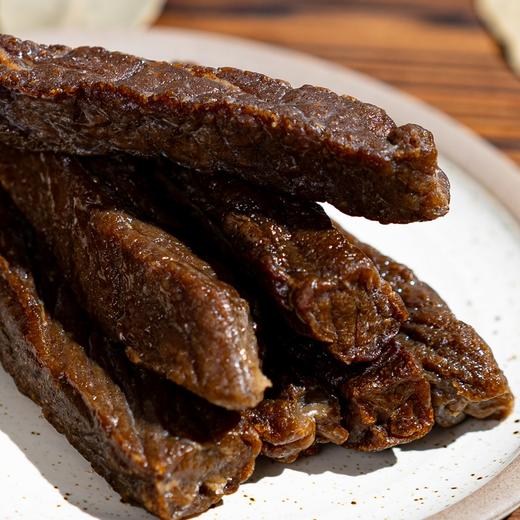 （原味）生态草饲牛肉干/牛肉罐头丨锡盟草原自然放养黄牛肉制作，吃新鲜有机草料，有机配料无化学添加剂，250克⭐️顺丰、京东快递 商品图0