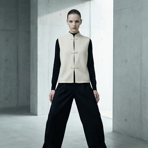 【咕咕同款】PALUOPO/PL复古盘扣马甲ET23189R-A/约重195g帕罗 商品图12