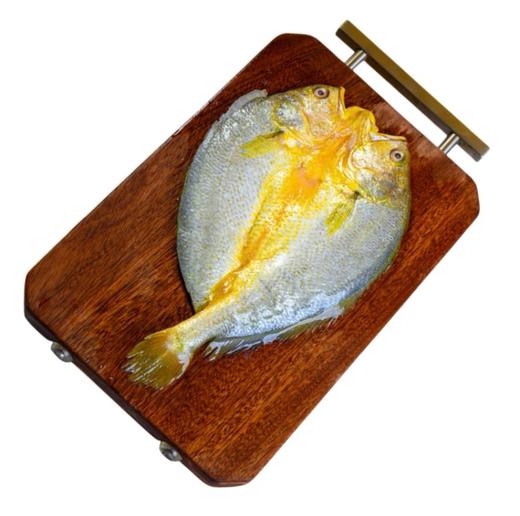 鲜到鲜得速冻锁鲜开背大黄鱼400g*3条去鳞去鳃去内脏 商品图4