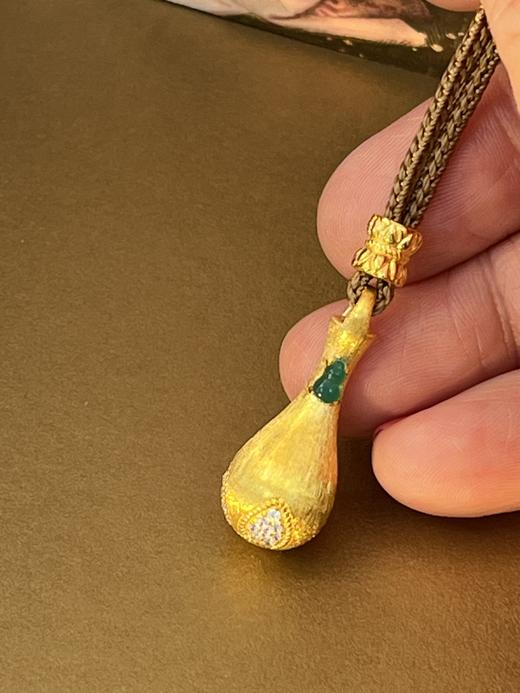 多喜乐 多福禄 葫芦在手  福禄我有 银镀金首饰 金玉满堂 福禄宝瓶  福禄花丝  （非质量问题 不退不换） 商品图6
