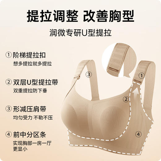 【超值2件装】【B-E杯】T1-❤【提拉显小6.0】【三合一保暖背心 】润微提拉任意提+含氨基酸护肤 +一拉美体【女神节限时补贴，可叠店铺满减券 】 商品图3