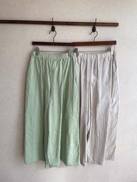 Atelier d'antan轻薄棉麻阔腿裤 商品图9