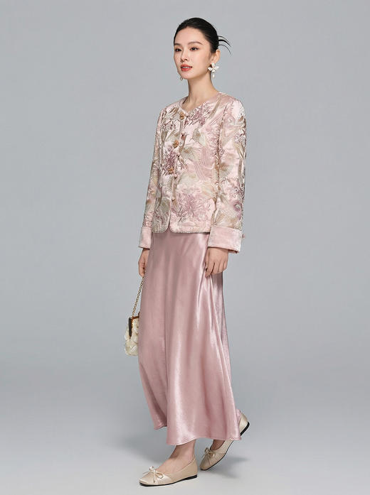 「自」全新升级【铂金会员441/天猫599/差价158】(13209)洛诗琳国风重工绣花外套2026春季新款高级感新中式复古上衣 商品图1