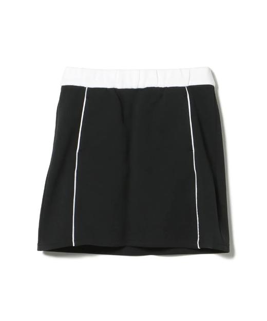 BEAMS GOLF 女款 斜纹黑白配色立领外套+抽绳短裙套装 弹力舒适防紫外线 商品图14