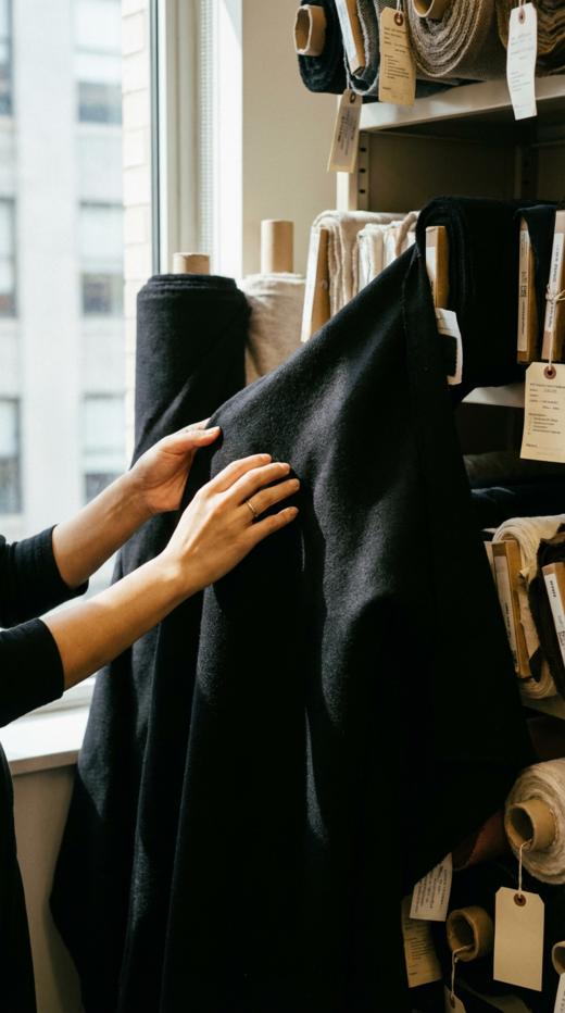 高断腰收折收腰女人味超长款双面手工腰带大衣 商品图9