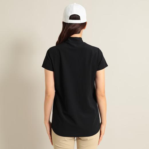 Callaway 高尔夫女士 立体渐变logo印花小高领短袖T恤 商品图5