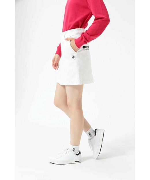 Jack Bunny 高尔夫女士 刺绣logo弹力拉伸斜纹运动休闲短裙有打底 商品图5