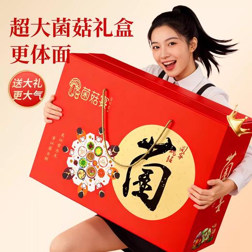 在菌屋 云南特产家宴菌菇年货干货礼盒 16袋高品质纯菌菇 商品图4