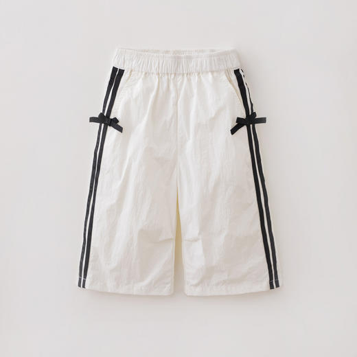 马克珍妮甜酷运动女童七分阔腿裤2026年春装新款560197 商品图1