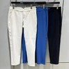 BEAMS 高尔夫 女士 紫标侧缝线条 弹力运动修身长裤 商品缩略图0