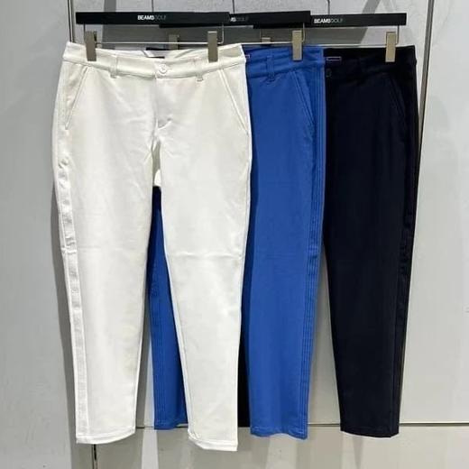 BEAMS 高尔夫 女士 紫标侧缝线条 弹力运动修身长裤 商品图0