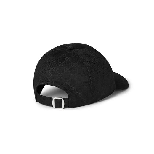 GUCCI 古驰 男士GG细格棒球帽 黑色 817492 4HBDV 1000 商品图2