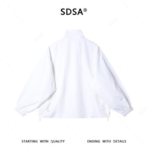 SDSA男装2026新款高贵轻奢韩版简约纯色拉链立领夹克外套百搭宽松 商品图4
